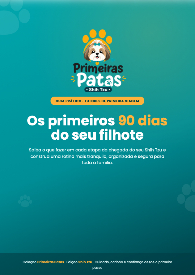 Guia: Os primeiros 90 dias do seu filhote