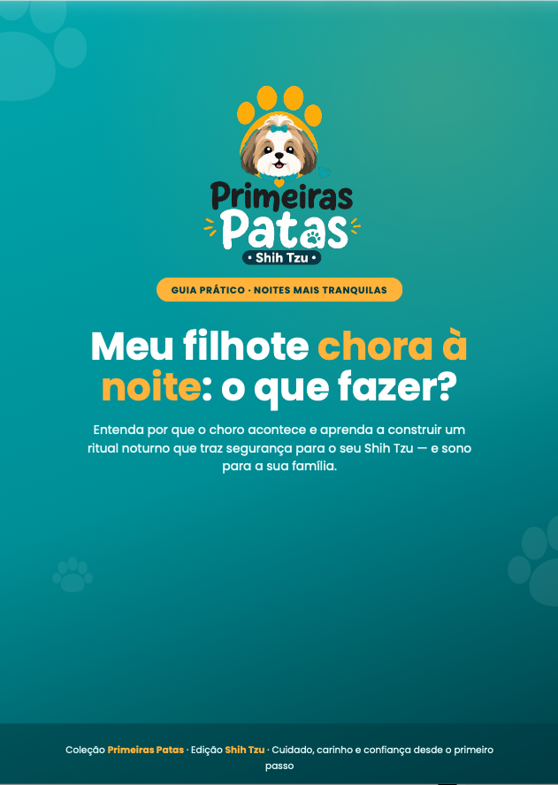 Guia: Meu filhote chora à noite