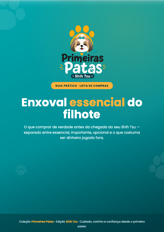 Guia: Enxoval essencial do filhote